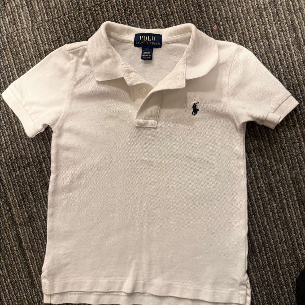 Polo by Ralph Lauren Kids White Polo Shirt